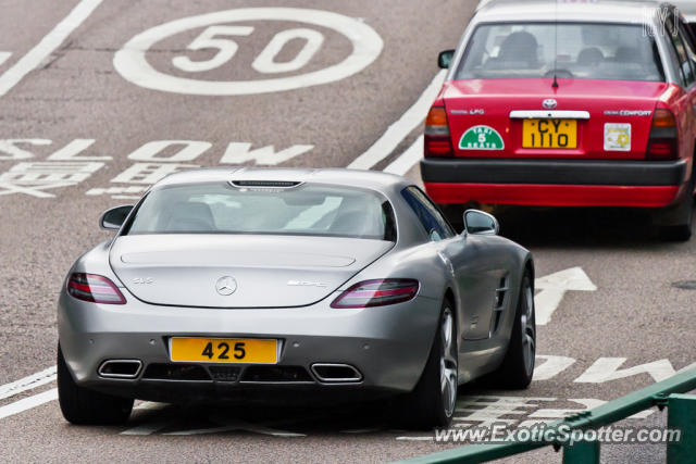 Mercedes SLS AMG spotted in Hong Kong, China