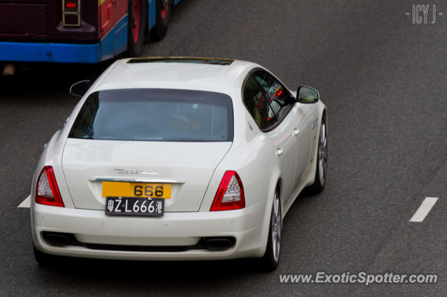 Maserati Quattroporte spotted in Hong Kong, China