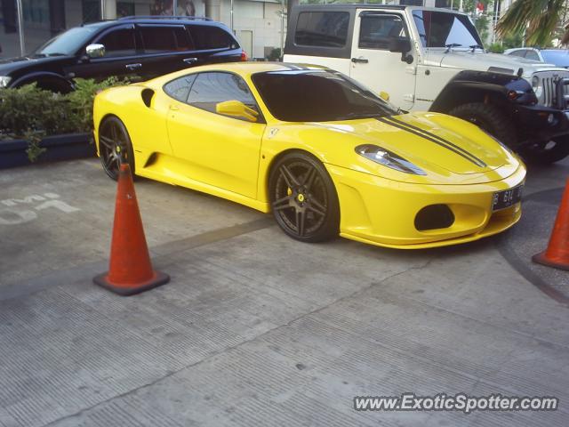 Ferrari F430 spotted in Jakarta, Indonesia