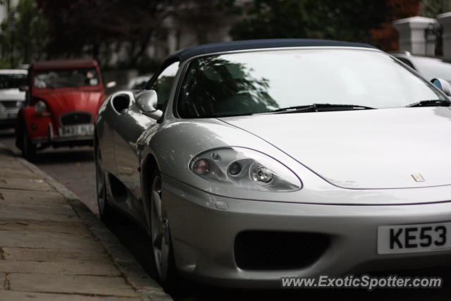 Ferrari 360 Modena spotted in London, United Kingdom