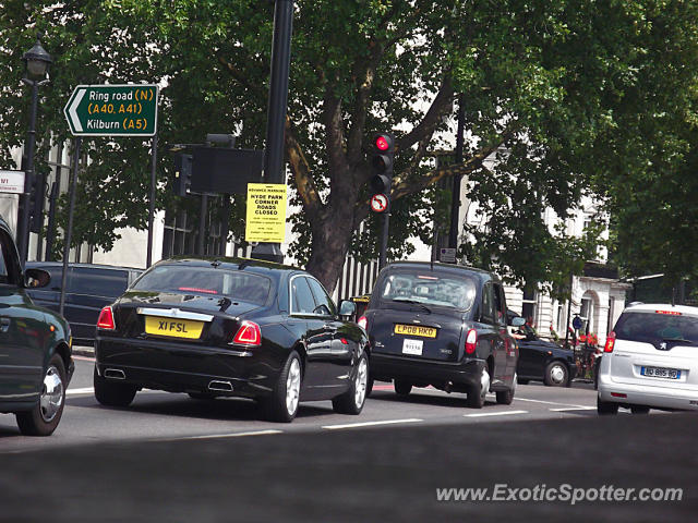 Rolls Royce Ghost spotted in London, United Kingdom