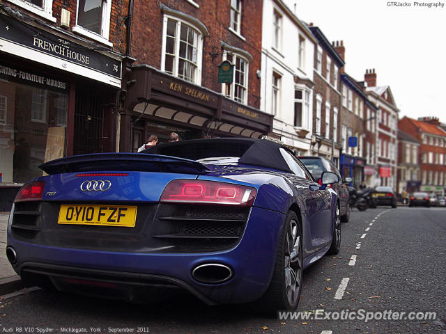 Audi R8 spotted in York, United Kingdom