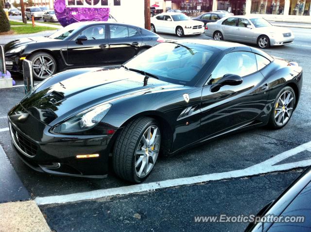 Ferrari California spotted in Atlanta, Georgia