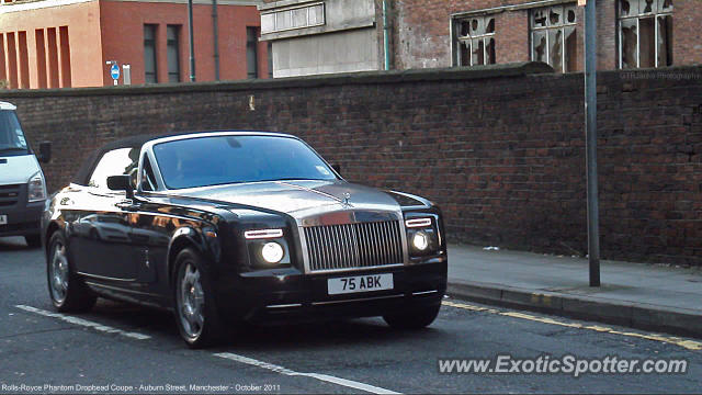 Rolls Royce Phantom spotted in Manchester, United Kingdom