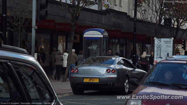 Ferrari 612 spotted in Manchester, United Kingdom