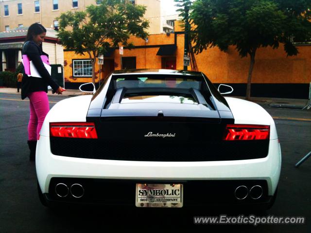 Lamborghini Gallardo spotted in Downtown San Diego (Little Italy), California