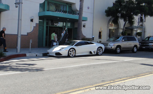 Lamborghini Murcielago spotted in Beverly Hills, California