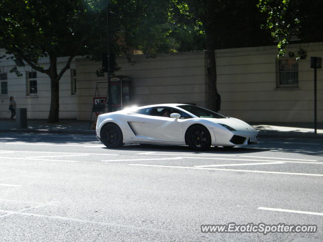 Lamborghini Gallardo spotted in London, United Kingdom