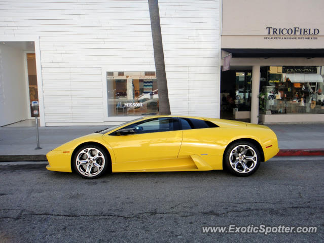 Lamborghini Murcielago spotted in Beverly Hills, California