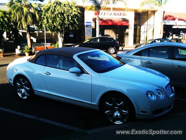 Bentley Continental spotted in La Jolla, California