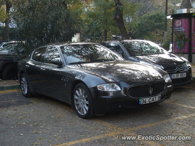 Maserati Quattroporte spotted in Istanbul, Turkey