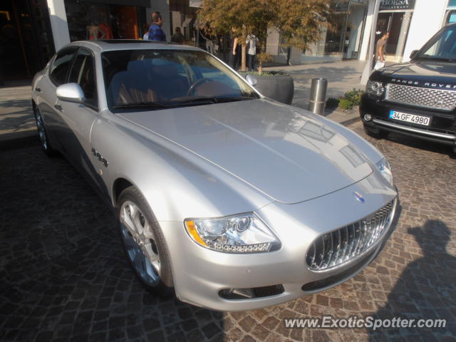 Maserati Quattroporte spotted in Istanbul, Turkey