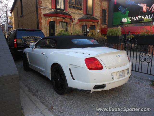 Bentley Continental spotted in Toronto, Canada