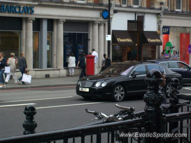 Bentley Continental spotted in London, United Kingdom