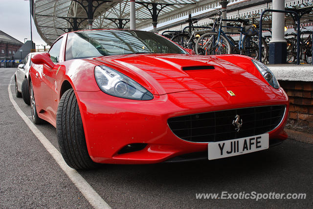 Ferrari California spotted in York, United Kingdom