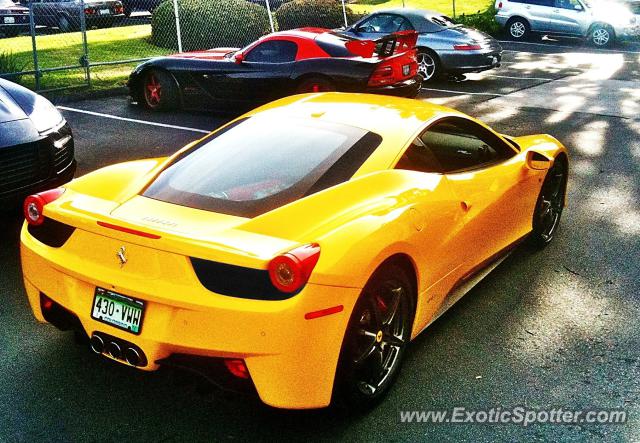 Ferrari 458 Italia spotted in La Jolla, California