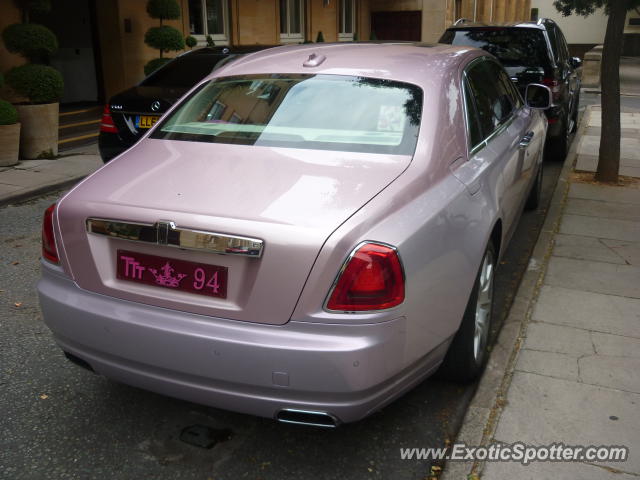 Rolls Royce Ghost spotted in London, United Kingdom