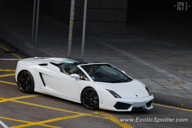 Lamborghini Gallardo spotted in Hong Kong, China