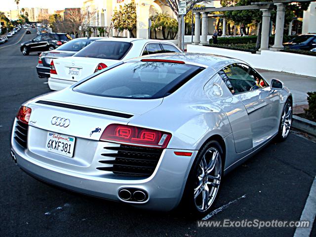 Audi R8 spotted in La Jolla, California