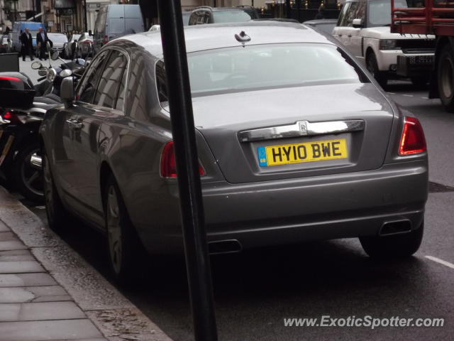 Rolls Royce Ghost spotted in London, United Kingdom