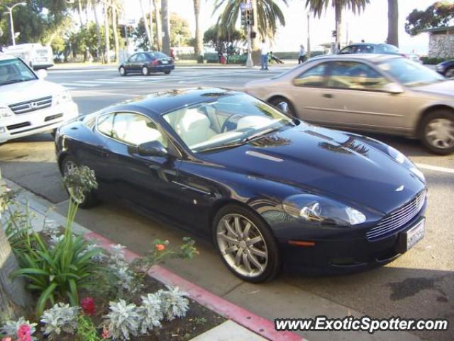 Aston Martin DB9 spotted in Los Angeles, California