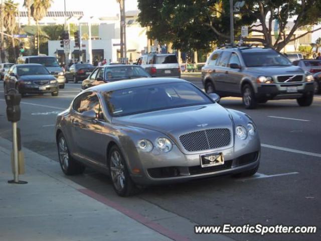 Bentley Continental spotted in Los Angeles, California