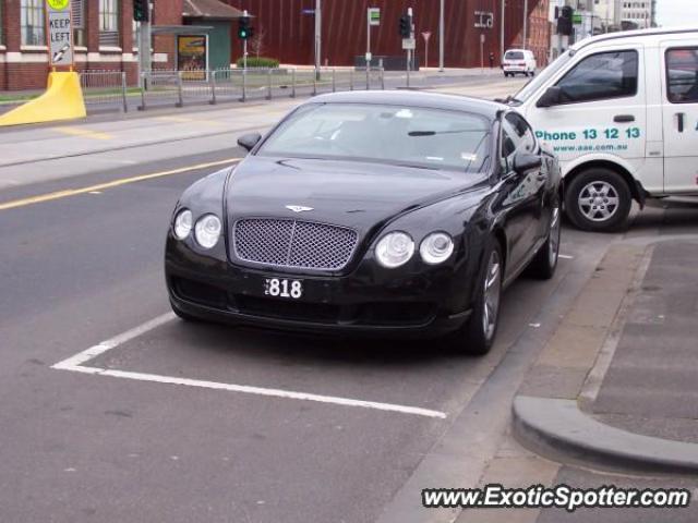 Bentley Continental spotted in Melbourne, Australia