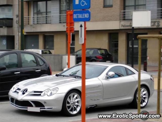 Mercedes SLR spotted in Knokke, Belgium