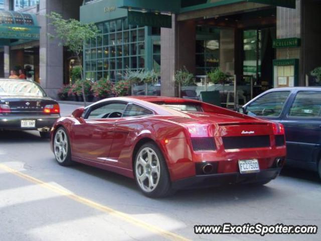 Lamborghini Gallardo spotted in MONTREAL, Canada