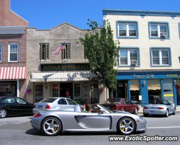 Porsche Carrera GT spotted in Greenwich, Connecticut