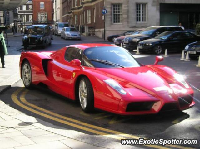 Ferrari Enzo spotted in London, United Kingdom