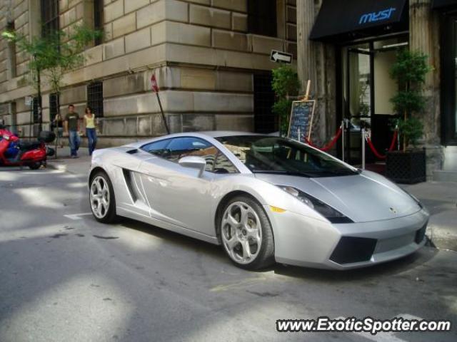 Lamborghini Gallardo spotted in MONTREAL, Canada