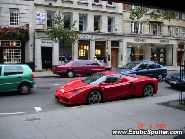 Ferrari Enzo spotted in London, United Kingdom