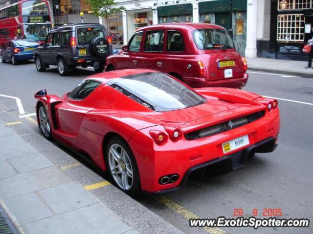 Ferrari Enzo spotted in London, United Kingdom