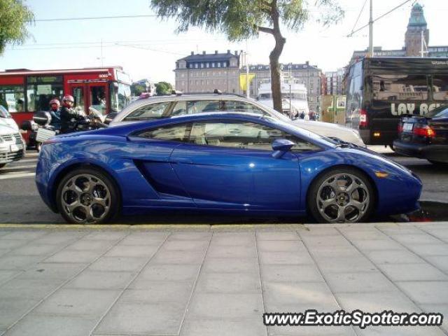 Lamborghini Gallardo spotted in Stockholm, Sweden