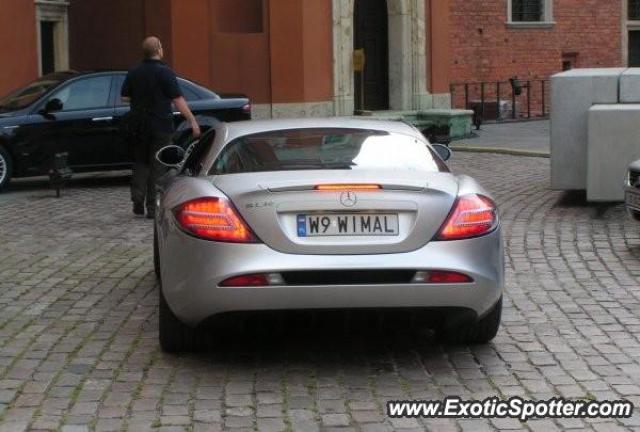 Mercedes SLR spotted in Warsaw, Poland