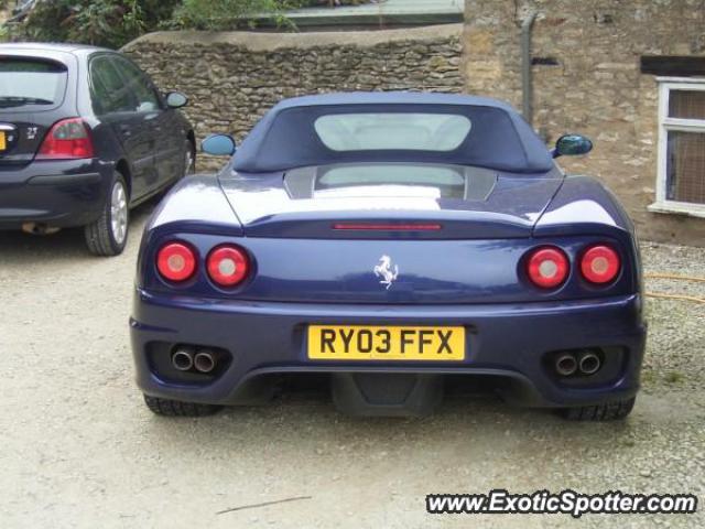 Ferrari 360 Modena spotted in Stow-On-The-Wold, United Kingdom
