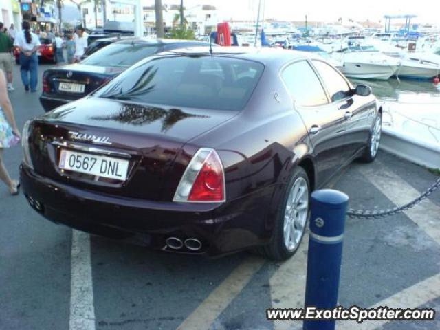 Maserati Quattroporte spotted in Puerto Banus, Spain