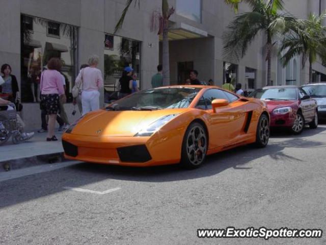 Lamborghini Gallardo spotted in Beverly Hills, California