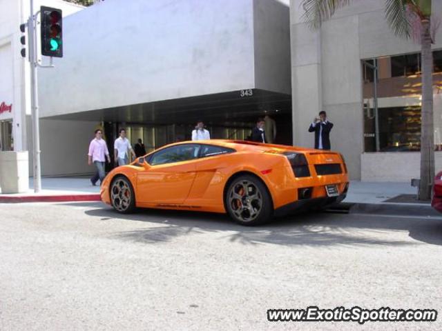 Lamborghini Gallardo spotted in Beverly Hills, California