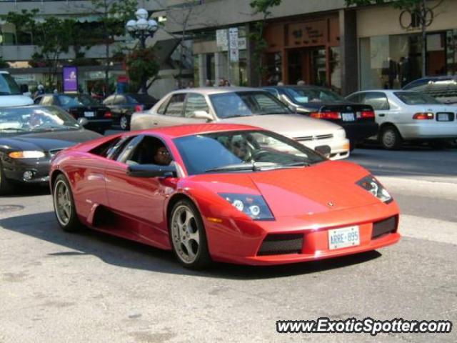 Lamborghini Murcielago spotted in Toronto, Canada