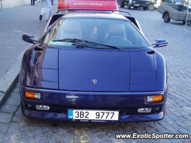 Lamborghini Diablo spotted in Brno, Czech Republic