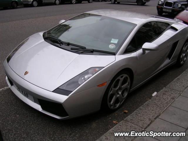 Lamborghini Gallardo spotted in London, United Kingdom