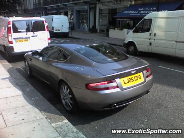 Aston Martin DB9 spotted in London, United Kingdom