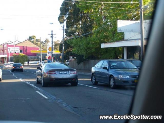 Aston Martin DB9 spotted in Sydney, Australia