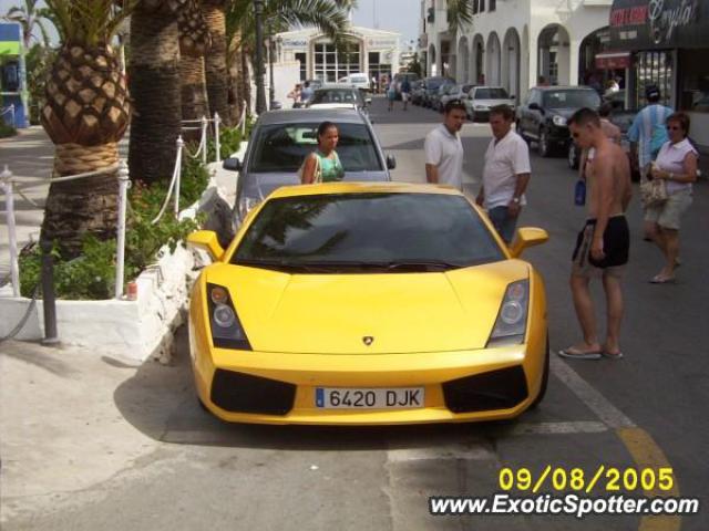 Lamborghini Gallardo spotted in Puerto Banús, Spain