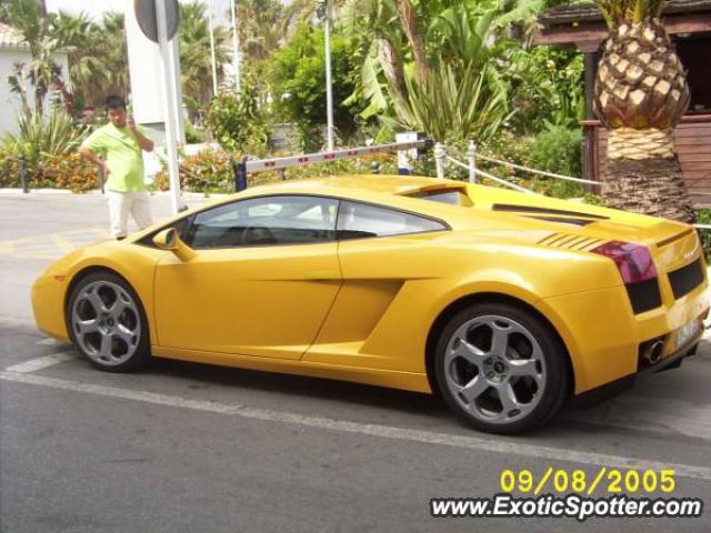 Lamborghini Gallardo spotted in Puerto Banús, Spain