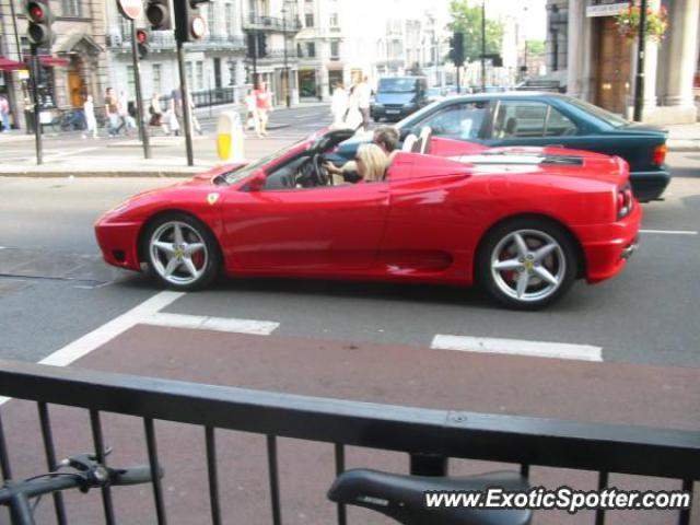 Ferrari 360 Modena spotted in London, United Kingdom