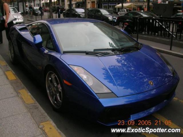 Lamborghini Gallardo spotted in Paris, Germany