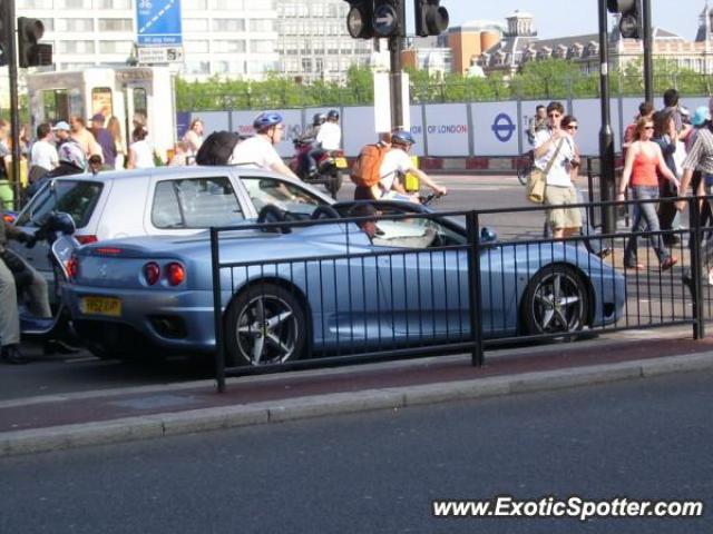 Ferrari 360 Modena spotted in London, United Kingdom